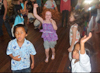 children at KI Races Dance Party